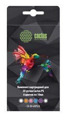 Пластик для ручки 3D Cactus CS-3D-UVPS-B УФ-полимер 6цв. CS-3D-UVPS-B