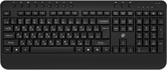 Клавиатура Оклик K257W черный USB беспроводная Multimedia (подставка для запястий) (2070286) 2070286