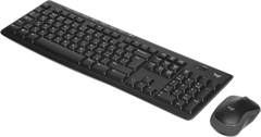 Клавиатура + мышь Logitech MK270 клав:черный мышь:черный USB беспроводная Multimedia (920-004518) 920-004518