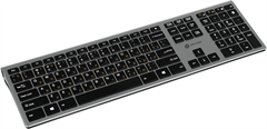 Клавиатура Оклик 890S серый USB беспроводная slim (1196549) 1196549