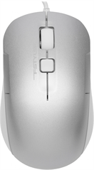 Мышь A4Tech Fstyler FM26S серебристый/белый оптическая 1600dpi silent USB для ноутбука 4but (FM26S U FM26S USB (ICY WHITE)