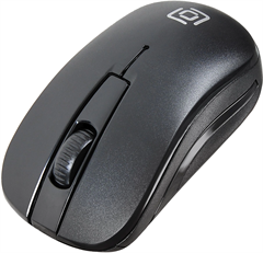 Мышь Оклик 445MW черный оптическая 1600dpi беспров. USB 3but (945817) 945817