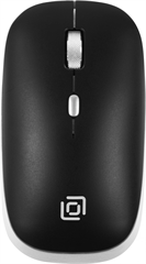 Мышь Оклик 599MWB черный оптическая 1600dpi silent беспров. BT/Radio USB для ноутбука 4but (1520854) 1520854