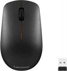 Мышь Lenovo 400 черный оптическая 1200dpi беспров. USB для ноутбука 3but (GY50R91293) GY50R91293