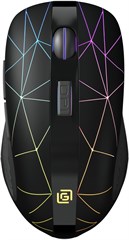 Мышь Оклик 976GW черный оптическая 3200dpi беспров. USB 6but (1431703) 1431703