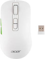 Мышь Acer OMR311 белый оптическая 2400dpi беспров. BT/Radio USB 7but (ZL.MCECC.034) ZL.MCECC.034