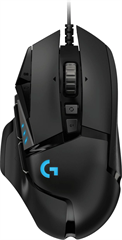 Мышь Logitech G502 Hero черный оптическая 25600dpi USB для ноутбука 9but (910-005474) 910-005474