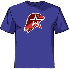 Футболка Цвет синий. 100% хлопок 47029