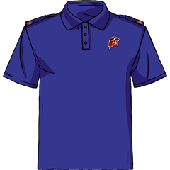 Рубашка-поло Юнармия. Короткий рукав. Синий 47033