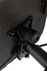 Кресло руководителя Бюрократ CH-868N-BF черный экокожа крестов. пластик подст.для ног CH-868N-BF/BLACK-PU