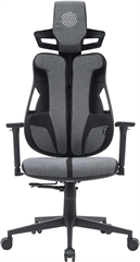 Кресло Cactus CS-CHR-DUO-GYBK серый/черный с подголов. крестов. сталь пластик черный CS-CHR-DUO-GYBK