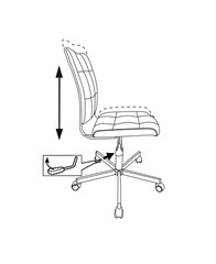 Кресло Бюрократ CH-330M розовый Lincoln 205 экокожа крестов. металл хром CH-330M/PINK