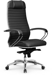 Кресло Метта Samurai KL-1.04 MPES черный сиденье черный экокожа с подголов. крестов. металл хром Z312296457