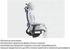 Кресло руководителя эргономичное Метта Yoga 4DT B2-15D - YM93+Infinity+carbon черный сетка/кожа с по Z252343324