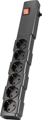 Сетевой фильтр Buro 600SPro-16-1.8-G 1.8м (6 розеток) графитовый (коробка) 600SPRO-16-1.8-G