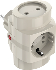 Сетевой разветвитель Pilot TR (3 розетки) белый (коробка) 186