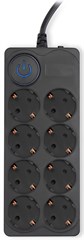 Сетевой фильтр Ippon BK-8-EU-5-16-B 5м (8 розеток) черный (коробка) BK-8-EU-5-16-B