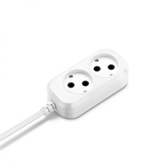 Сетевой удлинитель Buro BU-PSL2.5/W 5м (2 розетки) белый (пакет ПЭ) BU-PSL2.5/W