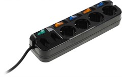 Сетевой удлинитель Most A10 5м (6 розеток) черный (коробка) MOST A10-BOX-Ч 5М