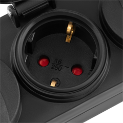 Сетевой удлинитель Buro BU-PS3.20/B 20м (3 розетки) оранжевый (пакет ПЭ) BU-PS3.20/B