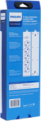 Сетевой фильтр Philips CHP2155WA/51 2м (5 розеток) белый (коробка) CHP2155WA/51