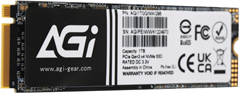 Накопитель SSD AGi PCIe 3.0 x4 1TB AGI1T0GIMAI298-CB AI298 M.2 2280 AGI1T0GIMAI298-CB