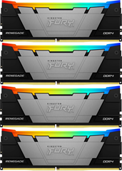 Память DDR4 4x32GB 3600MHz Kingston KF436C18RB2AK4/128 Fury Renegade RGB RTL Gaming PC4-28800 CL18 D KF436C18RB2AK4/128