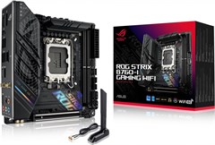 Материнская плата Asus ROG STRIX B760-I GAMING WIFI Soc-1700 Intel B760 2xDDR5 mini-ITX AC`97 8ch(7. ROG STRIX B760-I GAMING WIFI