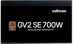 Блок питания Zalman ATX 700W ZM700-GV2SE 80+ bronze (20+4pin) 120mm fan 6xSATA RTL ZM700-GV2SE