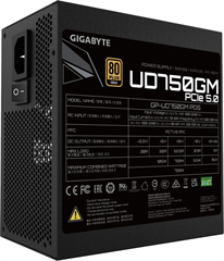 Блок питания Gigabyte ATX 750W GP-UD750GM PG5 80+ gold (20+4pin) APFC 120mm fan 8xSATA Cab Manag RTL GP-UD750GM PG5