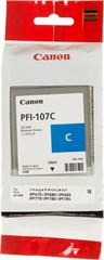 Картридж струйный Canon PFI-107C 6706B001 голубой (130мл) для Canon iP F680/685/780/785 6706B001