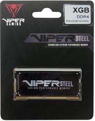 Память DDR4 8Gb 3200MHz Patriot PVS48G320C8S Steel Series RTL PC4-25600 CL22 SO-DIMM 260-pin 1.2В si PVS48G320C8S