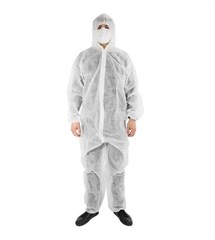 Комбинезон одноразовый Каспер плотность 30 белый размер XXXL 2060122-2