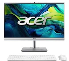 Моноблок Acer Aspire C24-195ES 23.8" Full HD Core Ultra 7 155U (1.7) 16Gb SSD512Gb Graphics CR Eshell GbitEth WiFi BT 65W клавиатура мышь Cam серебристый 1920x1080 2019899