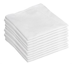 Набор полотенец вафельных отбел. 40х80см,пл160г/м2,10 шт/уп,текстил,100%хл 1939111