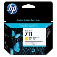 Картридж струйный HP 711 CZ136A желтый тройная упак. (29мл) для HP DJ T120/T520 CZ136A