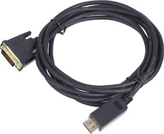 Кабель DisplayPort (m) DVI (m) 3м черный 13549