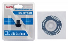 Адаптер USB Buro BU-BT40B BT4.0+EDR class 1.5 20м черный BT40B