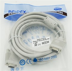 Кабель VGA (m) VGA (m) 5м (SVGA) феррит.кольца SVGA