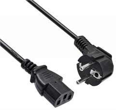 Кабель Buro BU-PCAB-3M-16A IEC C13 Евровилка 3м BU-PCAB-3M-16A