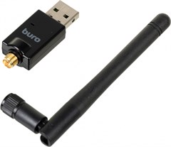 Адаптер USB Buro BU-BT50C BT5.0+EDR class 1 100м черный BT50C