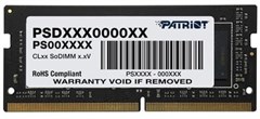 Память DDR4 4Gb 2666MHz Patriot PSD44G266681S Signature RTL PC4-21300 CL19 SO-DIMM 260-pin 1.2В sing PSD44G266681S