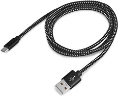 Кабель Buro Braided BHP RET MICUSB-BR USB (m)-micro USB (m) 1м черный BHP RET MICUSB-BR