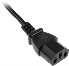 Кабель Ningbo RAN23-1000 Евровилка IEC C13 1.8м черный RAN23-1000