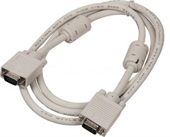 Кабель Buro CAB016S-06 VGA (m) VGA (m) 1.8м феррит.кольца серый CAB016S-06