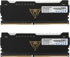 Память DDR4 2x8Gb 3200MHz Patriot PVSR416G320C8K Viper Steel RGB RTL Gaming PC4-25600 CL18 DIMM 288- PVSR416G320C8K
