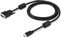 Кабель Buro HDMI (m) DVI-D (m) 1.8м (HDMI-19M-DVI-D-1.8M) феррит.кольца черный HDMI-19M-DVI-D-1.8M