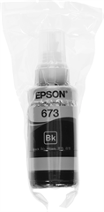 Чернила Epson 673 C13T673198 (аналог C13T67314A) черный 70мл для Epson L800/L810/L850/L1800 C13T673198