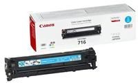 Картридж лазерный Canon 716C 1979B002 голубой бар.в компл. (1500стр.) для Canon LBP5050/5050N 1979B002