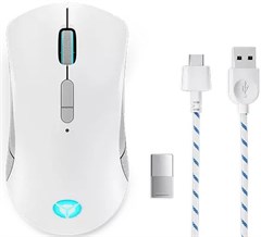Мышь Lenovo Legion M600 белый оптическая 16000dpi беспров. BT/Radio USB 9but (GY51C96033) GY51C96033